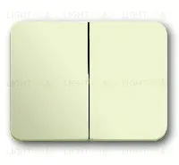 Выключатель двухклавишный ABB 10А/250В 2CKA001012A2108+1751-0-2565 2CKA001012A2108 + 1751-0-2565