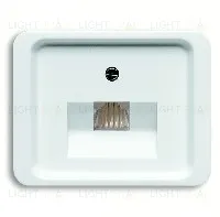 Розетка телефонная одинарная ABB RJ11 2CKA000230A0378+1710-0-2025 2CKA000230A0378 + 1710-0-2025