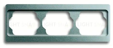 Рамка тройная для горизонтального монтажа ABB Alpha Exclusive титан 1754-0-4127 1754-0-4127