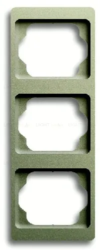 Рамка тройная для вертикального монтажа ABB Alpha Exclusive палладий 1754-0-4119 1754-0-4119