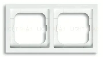 Рамка двойная ABB Future Linear белый глянцевый 2CKA001754A4499 2CKA001754A4499
