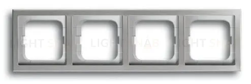 Рамка четверная ABB Pure нержавеющая сталь 2CKA001754A4320 2CKA001754A4320