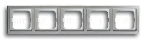 Рамка пятерная ABB Pure нержавеющая сталь 2CKA001754A4321 2CKA001754A4321