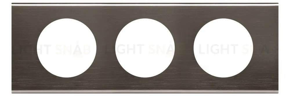 Рамка трехместная Legrand Celiane, черный никель 69033 69033