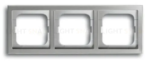 Рамка тройная ABB Pure нержавеющая сталь 2CKA001754A4319 2CKA001754A4319