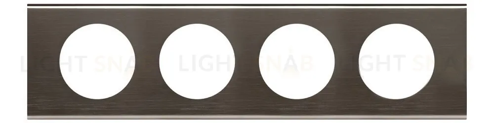 Рамка четырехместная Legrand Celiane, черный никель 69034 69034