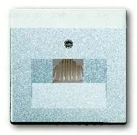 Розетка компьютерная одинарная ABB RJ45 5-й кат. 2CKA000230A0410+2CKA001710A3674 2CKA000230A0410 + 2CKA001710A3674