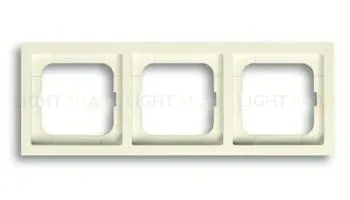 Рамка тройная ABB Future Linear кремовый глянцевый 2CKA001754A4232 2CKA001754A4232