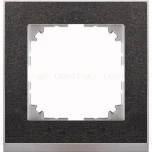 Рамка 1 местная Merten M-Pure Decor сланец (алюминий) MTN4010-3669 MTN4010-3669