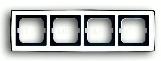 Рамка четверная ABB Solo глянцевый хром 1754-0-4329 1754-0-4329