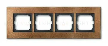 Рамка четверная ABB Carat бронза 2CKA001754A4261 2CKA001754A4261