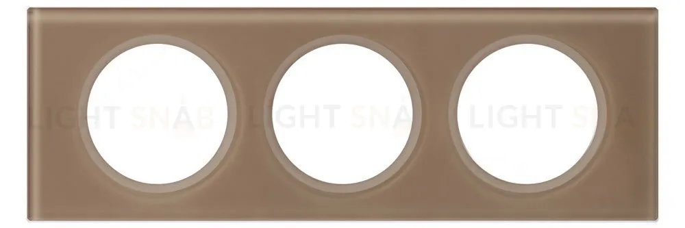 Рамка трехместная Legrand Celiane, смальта мокка 69463 69463