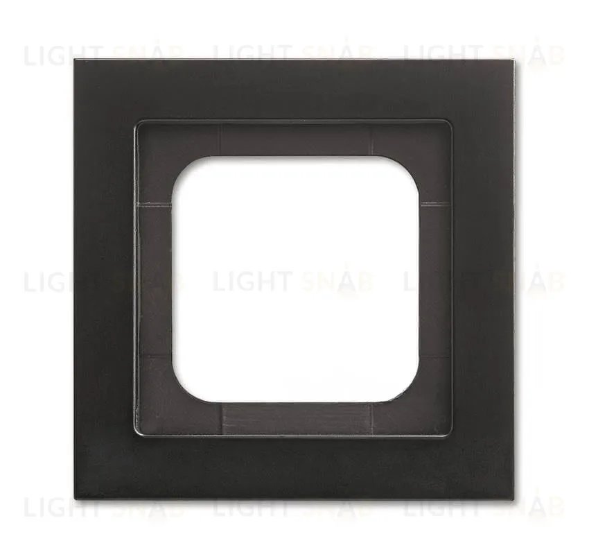 Рамка одинарная ABB Axcent, металл, цвет матовый черный 2CKA001754A4708 2CKA001754A4708