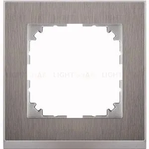 Рамка 1 местная Merten M-Pure Decor нержавеющая сталь (алюминий) MTN4010-3646 MTN4010-3646