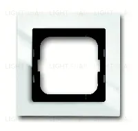 Рамка одинарная ABB Busch-axcent белый глянцевый 2CKA001754A4331 2CKA001754A4331