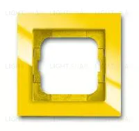 Рамка одинарная ABB Busch-axcent желтый глянцевый 2CKA001754A4334 2CKA001754A4334