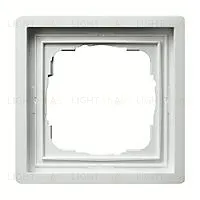 Рамка одинарная Gira F100 белый глянцевый 0211112 0211112