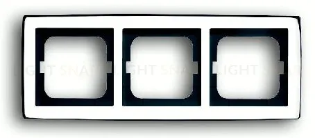 Рамка тройная ABB Solo глянцевый хром 1754-0-4328 1754-0-4328