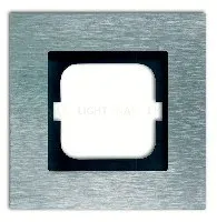 Рамка одинарная ABB Carat нержавеющая сталь 2CKA001754A4254 2CKA001754A4254