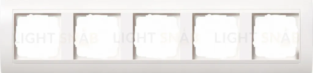 Рамка пятерная Gira Event белый глянец/белый глянец 0215803 0215803