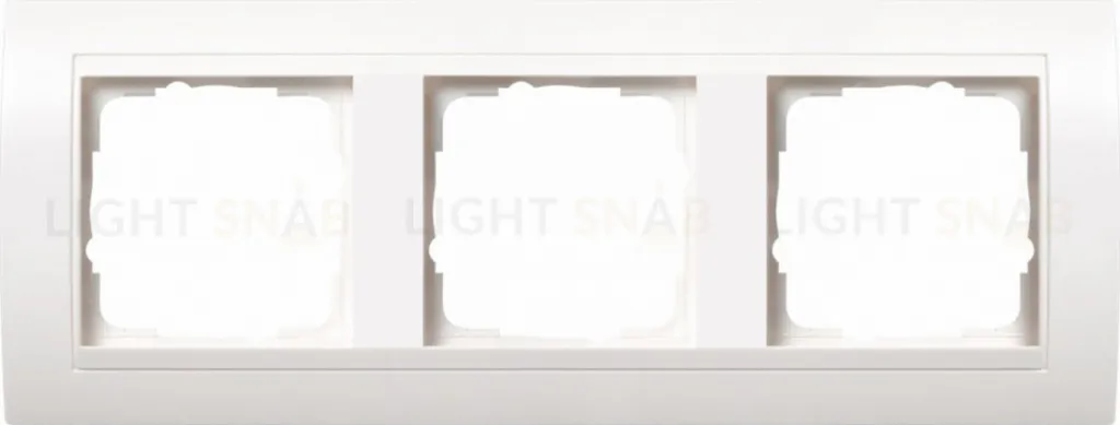 Рамка тройная Gira Event белый глянец/белый глянец 0213803 0213803
