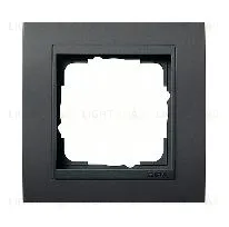 Рамка одинарная Gira Event черный/антрацит 021108 021108