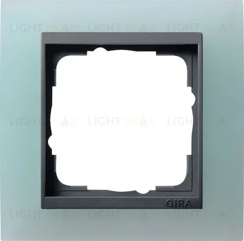 Рамка одинарная Gira Event Opaque салатовый/антрацит 021185 021185