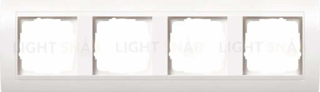 Рамка четверная Gira Event белый глянец/белый глянец 0214803 0214803