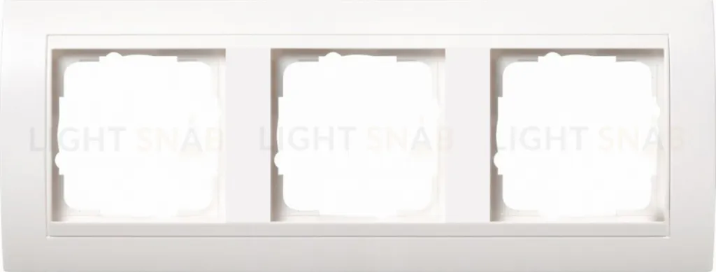 Рамка тройная Gira Event белый матовый/белый глянец 0213327 0213327