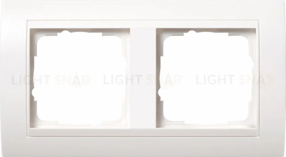 Рамка двойная Gira Event белый глянец/белый глянец 0212803 0212803