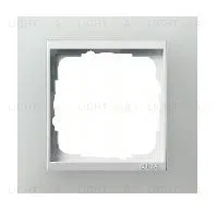 Рамка одинарная Gira Event Opaque матово-белый/глянц.белый 0211334 0211334