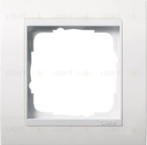 Рамка одинарная Gira Event белый глянец/белый глянец 0211803 0211803