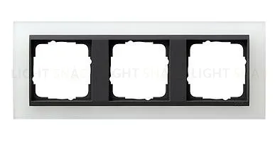 Рамка тройная Gira Event Opaque матово-белый/антрацит 021324 021324