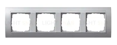 Рамка четверная Gira Event алюминий 021436 021436