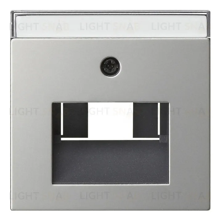 Розетка компьютерная одинарная Gira RJ45 6-й кат., сталь EPUAE8UPOK6+0284600 EPUAE8UPOK6 + 0284600