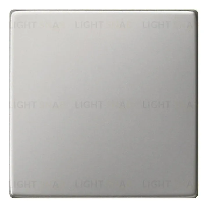 Выключатель одноклавишный универсальный Gira (вкл/выкл с 2-х мест) 10А/250В, сталь 010600+0296600 010600 + 0296600