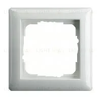 Рамка одинарная Gira Standart 55 белый глянцевый 021103 021103