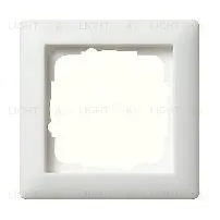 Рамка одинарная Gira Standart 55 белый матовый 021104 021104