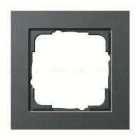 Рамка одинарная Gira E2 антрацит 021123 021123