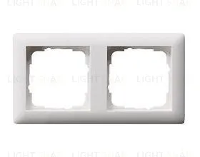 Рамка двойная Gira Standart 55 белый матовый 021204 021204