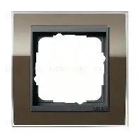 Рамка одинарная Gira Event Clear коричневый-антрацит 0211768 0211768