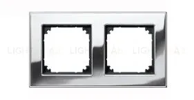 Рамка двойная Gira Esprit хром 021210 021210