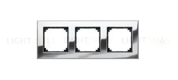 Рамка тройная Gira Esprit хром 021310 021310