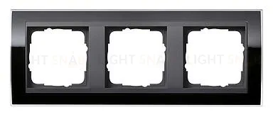 Рамка тройная Gira Event Clear черный-антрацит 0213738 0213738