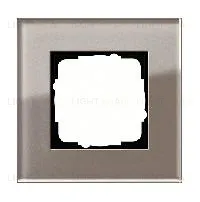 Рамка одинарная Gira Esprit дымчатое стекло 0211122 0211122