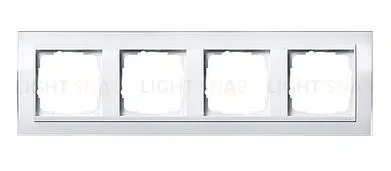 Рамка четверная Gira Event Clear белый глянец-белый 0214723 0214723