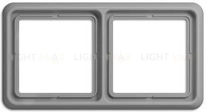 Рамка двойная Jung CD 500 серый CD582GR CD582GR