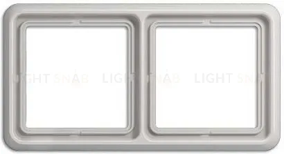 Рамка двойная Jung CD 500 светло серый CD582LG CD582LG