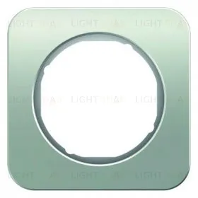 Рамка 1 местная Berker R1 алюминий, полярная белизна 10112174 10112174