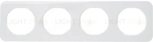 Рамка 4 местная Berker R.1 полярная белизна 10142189 10142189